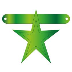 Ster Banner Lime Groen