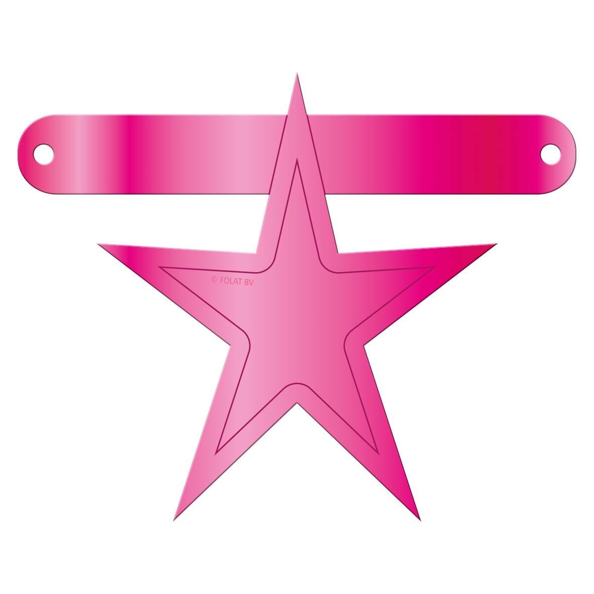 Ster Banner Magenta
