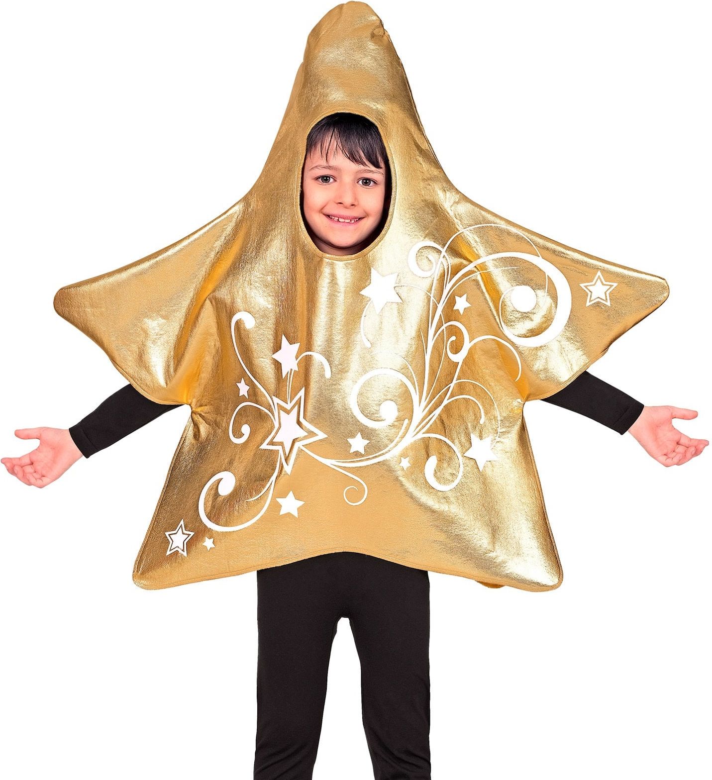 Ster Kostuum Goud Kinderen Jongens Meisjes