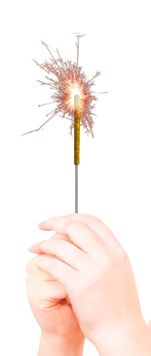 Sterretjes Gouden Vuurwerk 16cm 10 Stuks