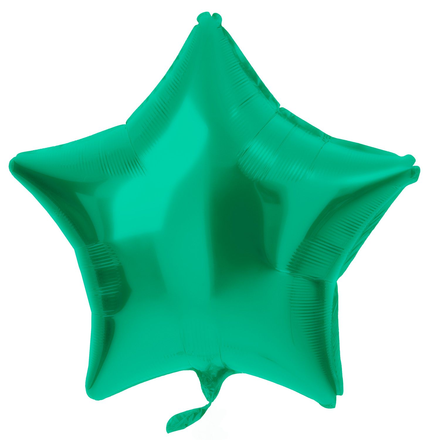 Stervorm folieballon 48cm groen metallic