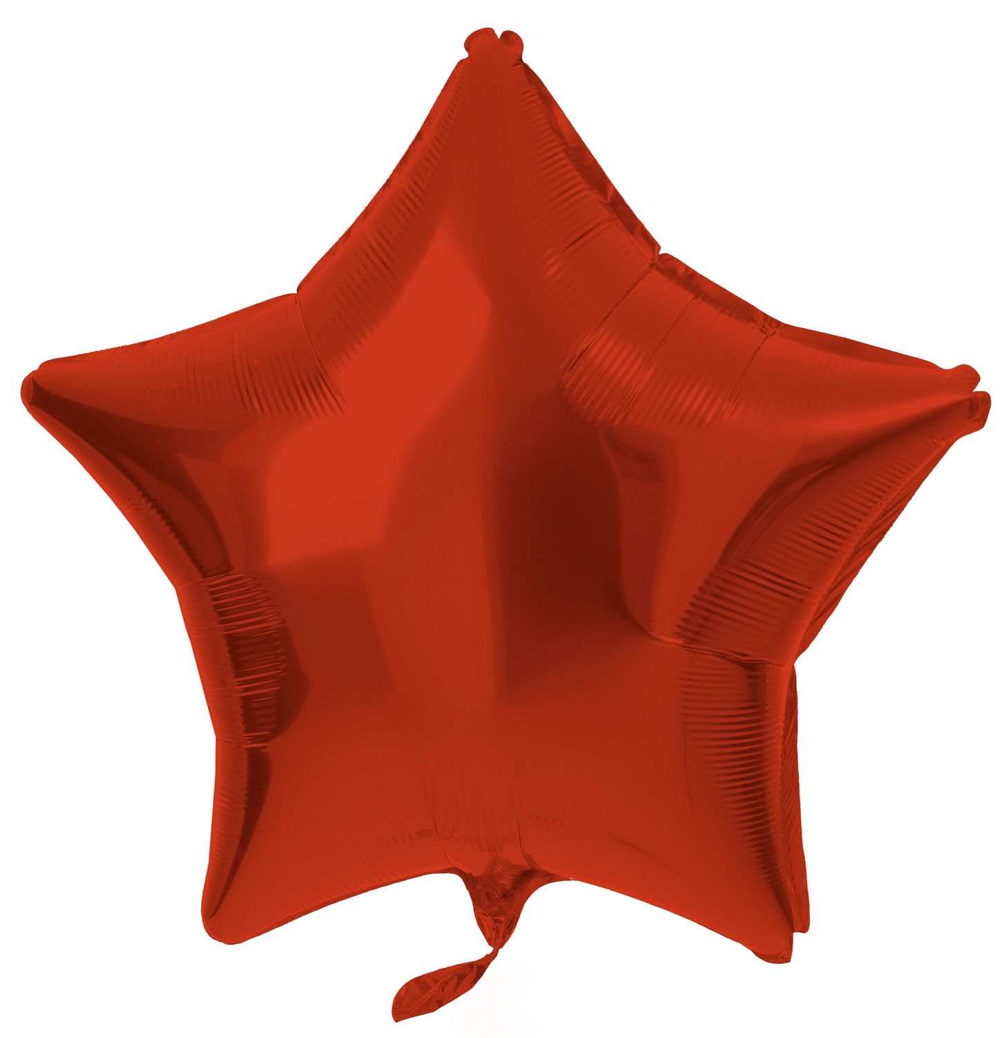 Stervorm Folieballon 48cm Metallic Rood