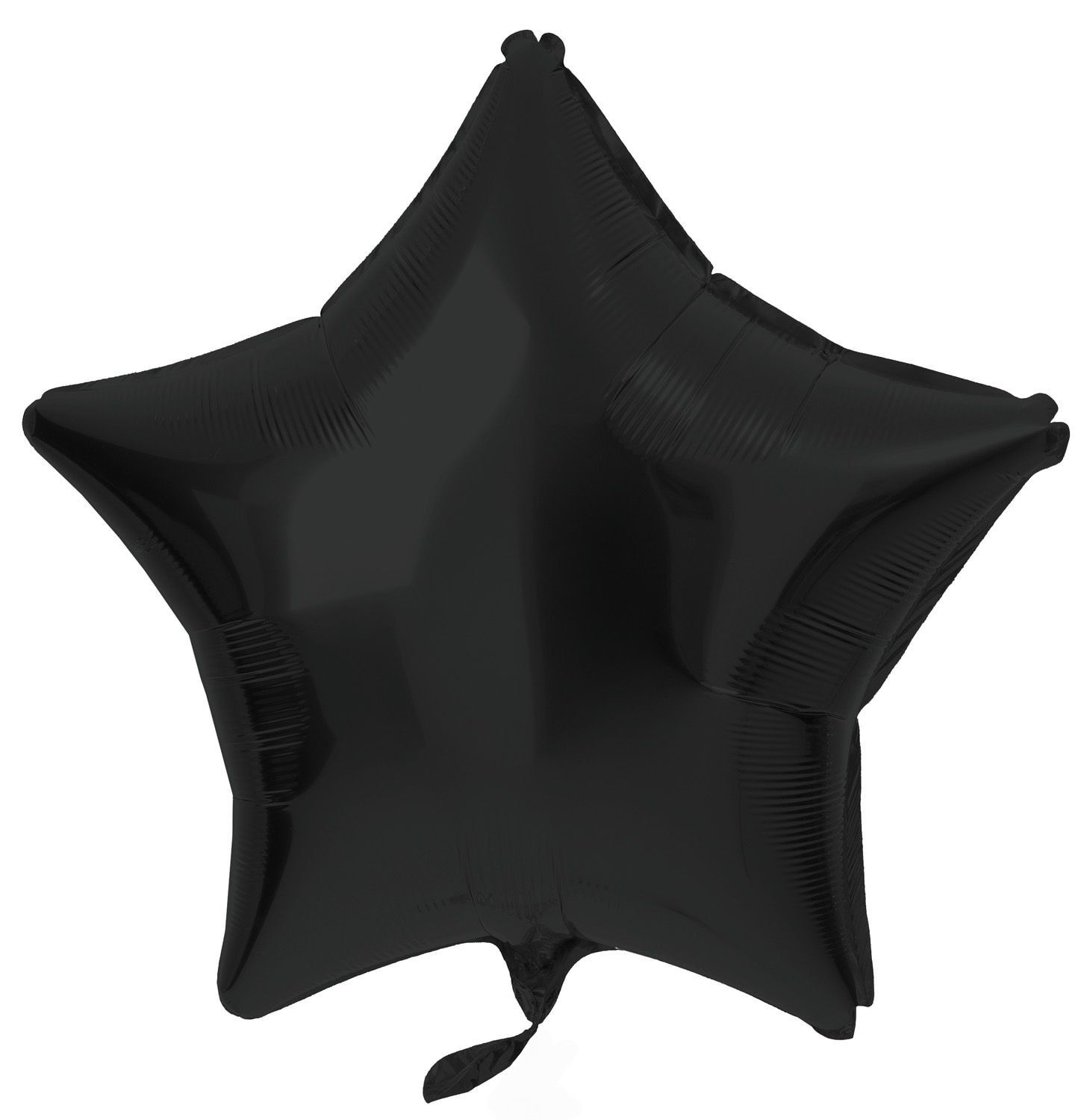 Stervorm folieballon 48cm zwart
