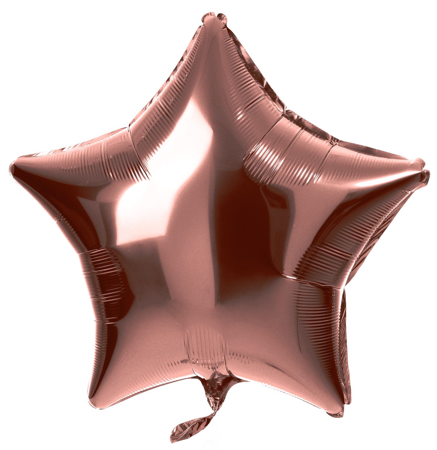 Stervormig Folieballon 48cm Brons