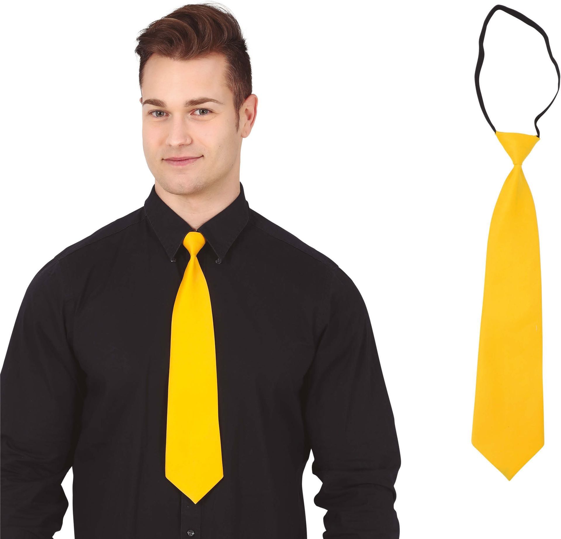 Stijlvolle Gele Stropdas 45cm