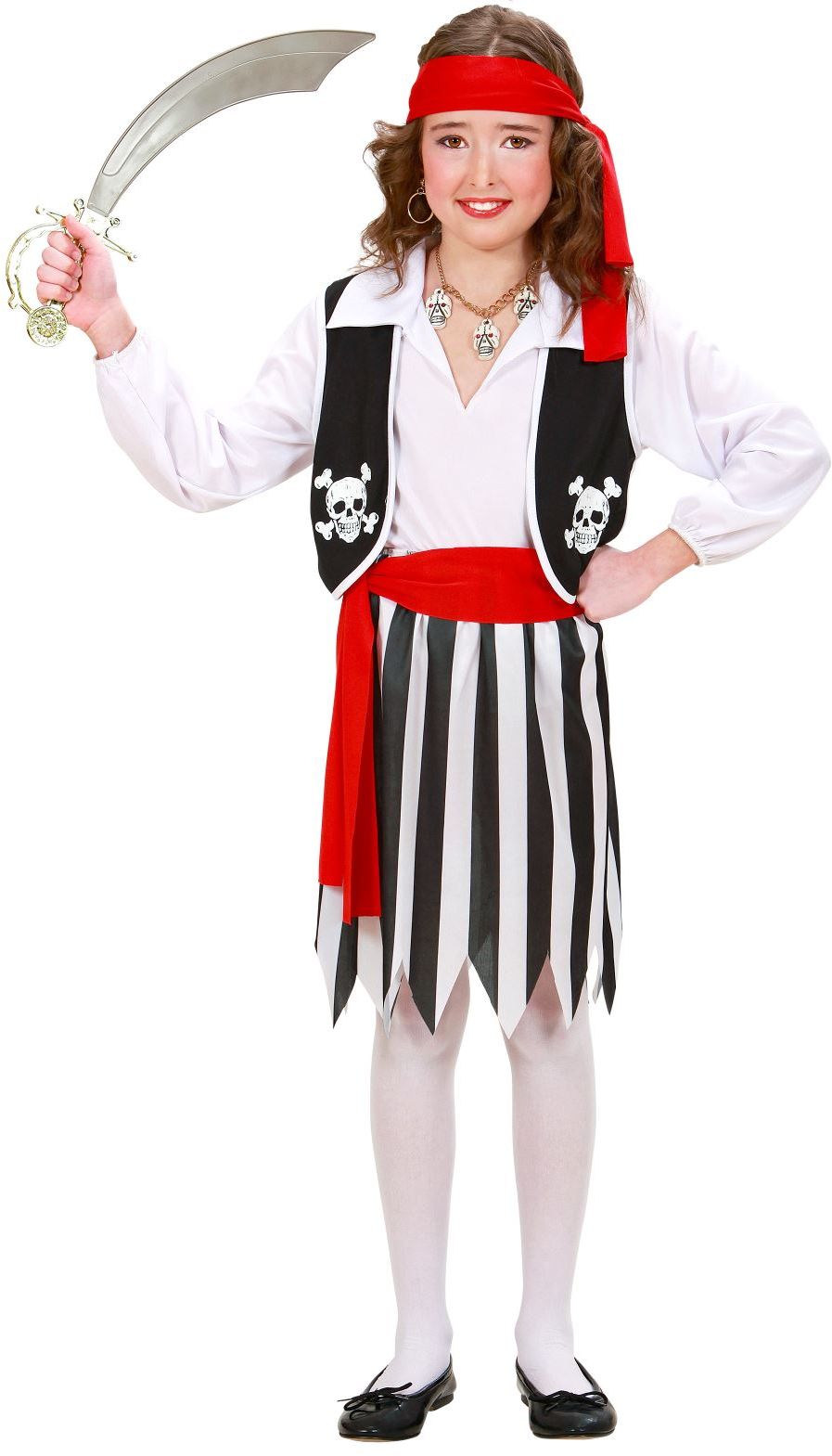 Stoere Piratenmeisje Kostuum