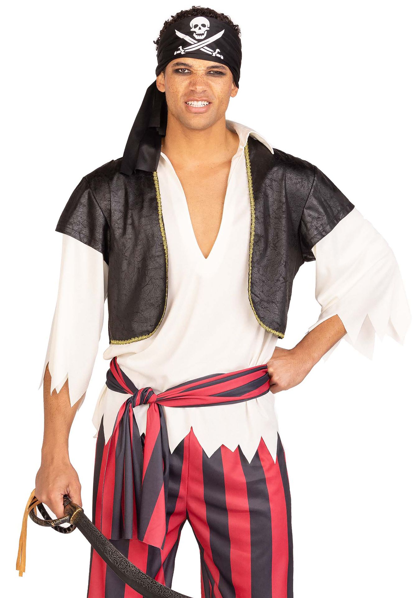 Stoere Roger Piraten Kostuum Heren