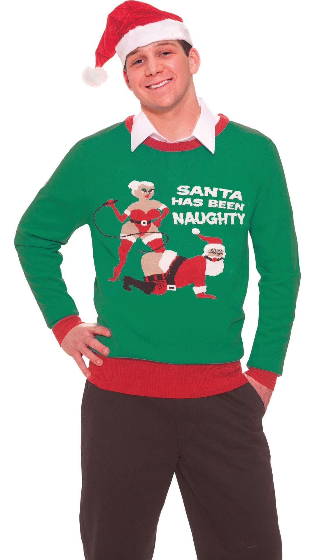 Stoute Kerstman Trui