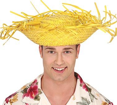 Strohoed Vogelverschrikker Geel