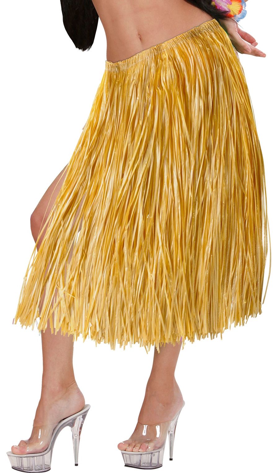 Strokleurige Hawaii Midi Rok