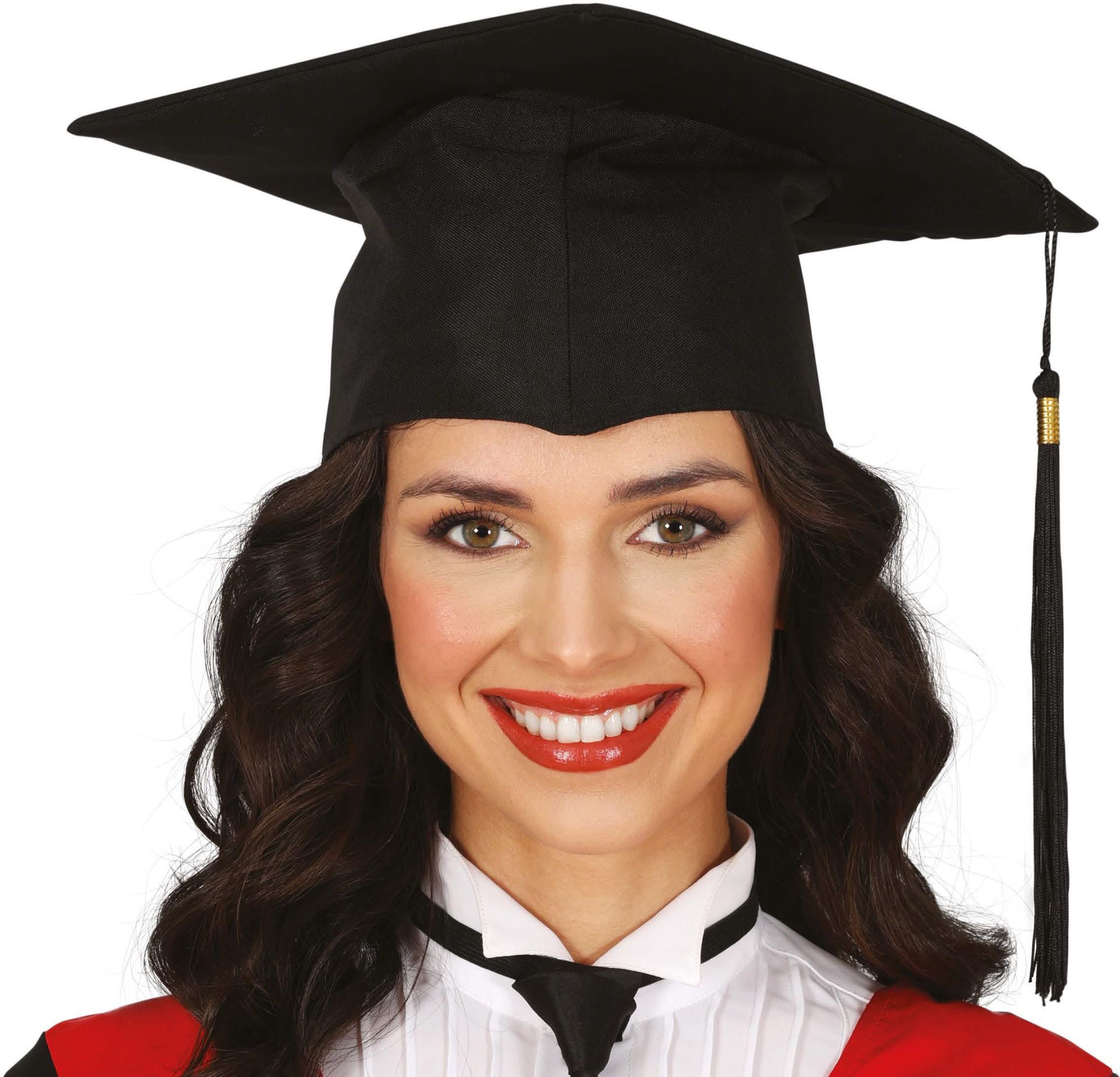Studenten Afstudeerhoed Zwart