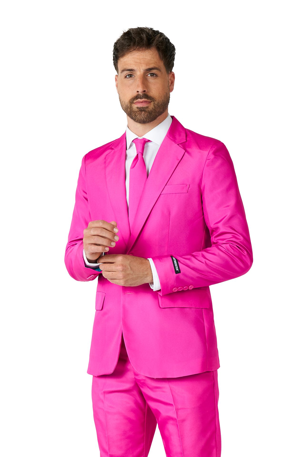 Suitmeister Roze Pimp Kostuum