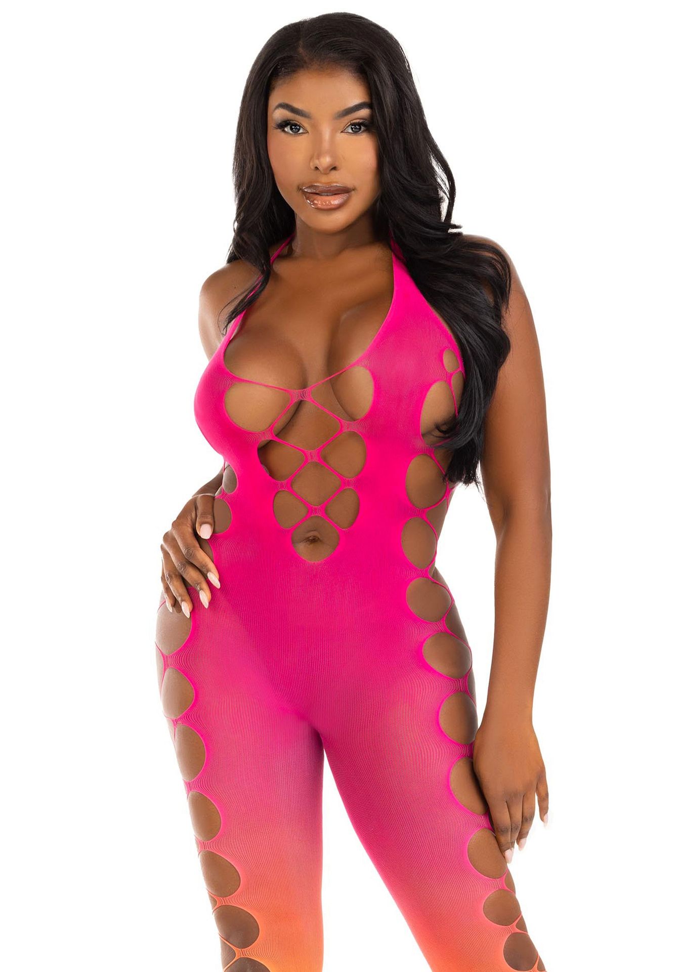 Sunset Ombre Footless Bodystocking - Verleidelijke en Comfortabele Lingerie