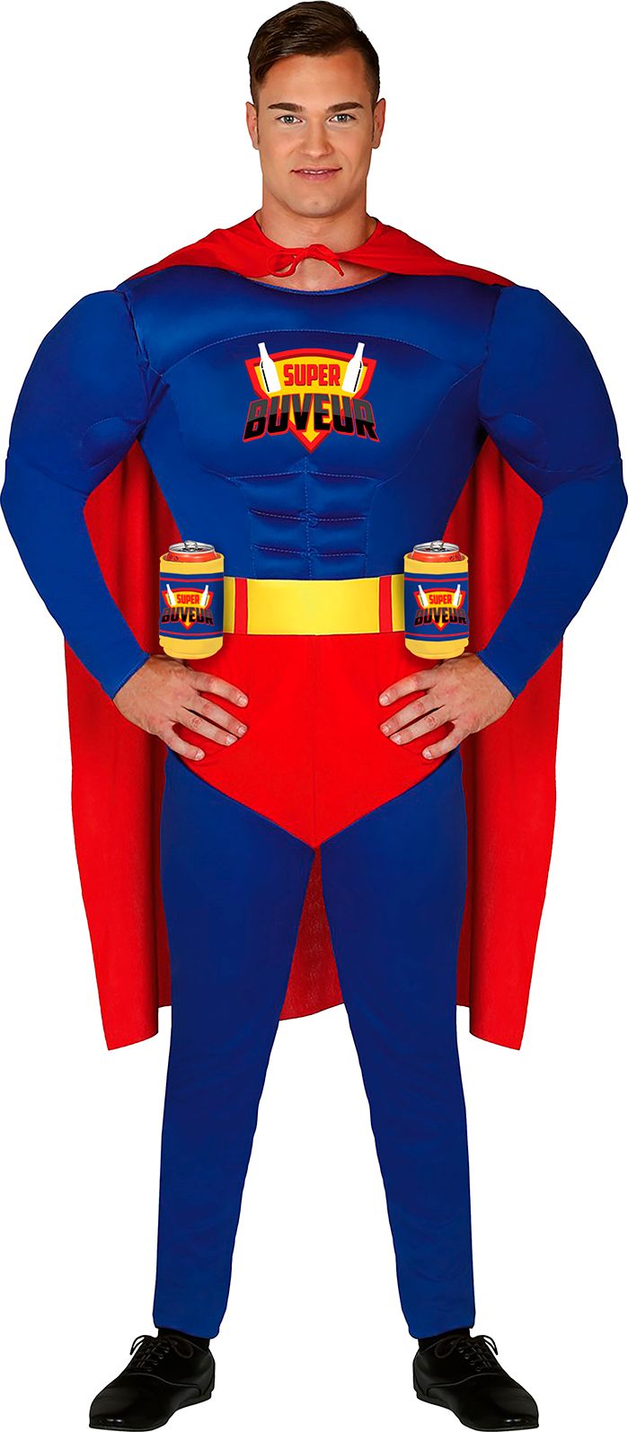 Super Drinker Superheld Kostuum Man