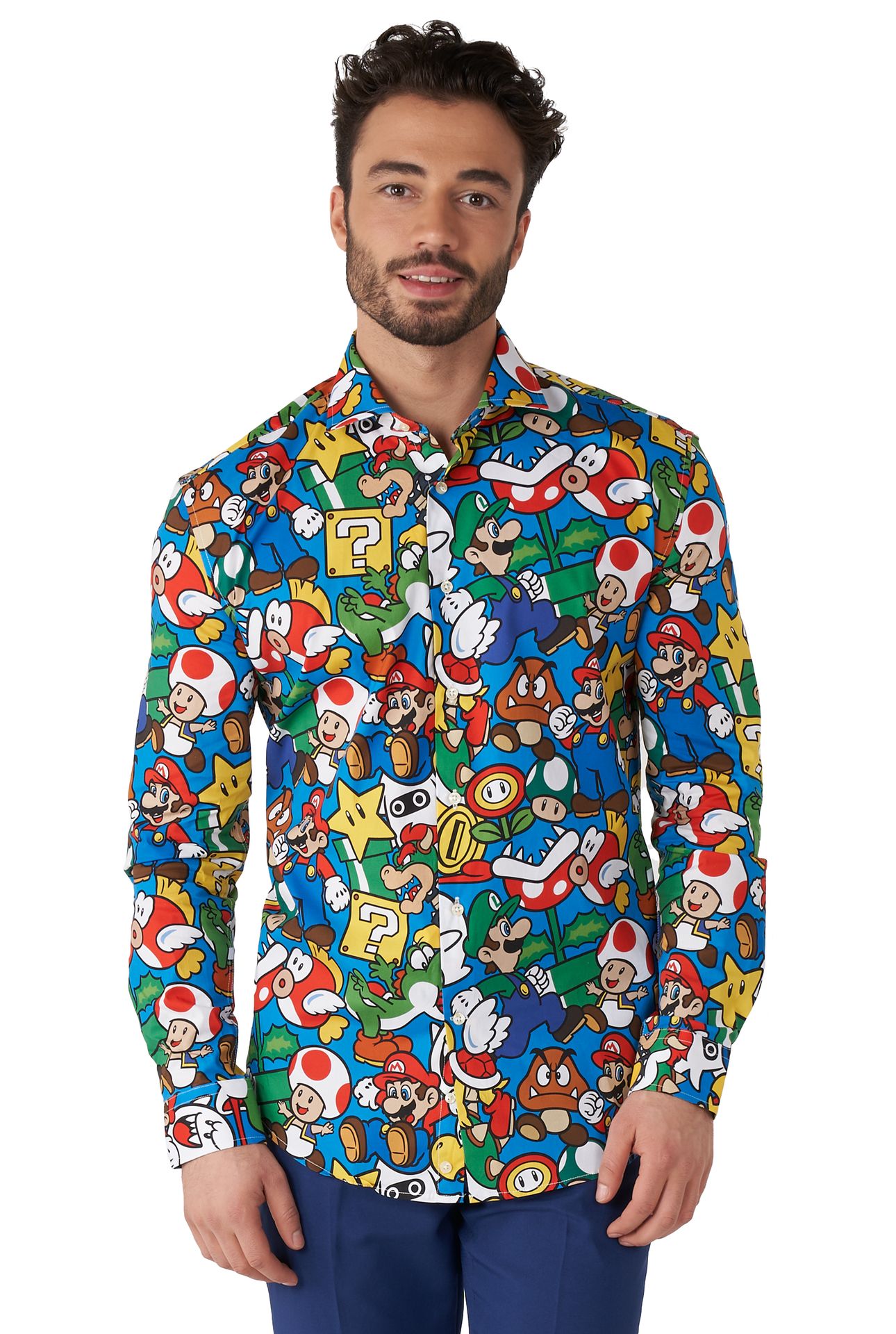 Super Mario Cartoons Opposuits Blouse