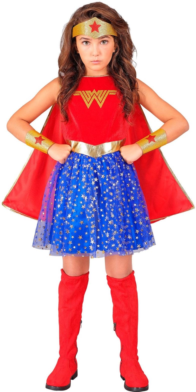 Superheldin Kostuum Meisjes Rood