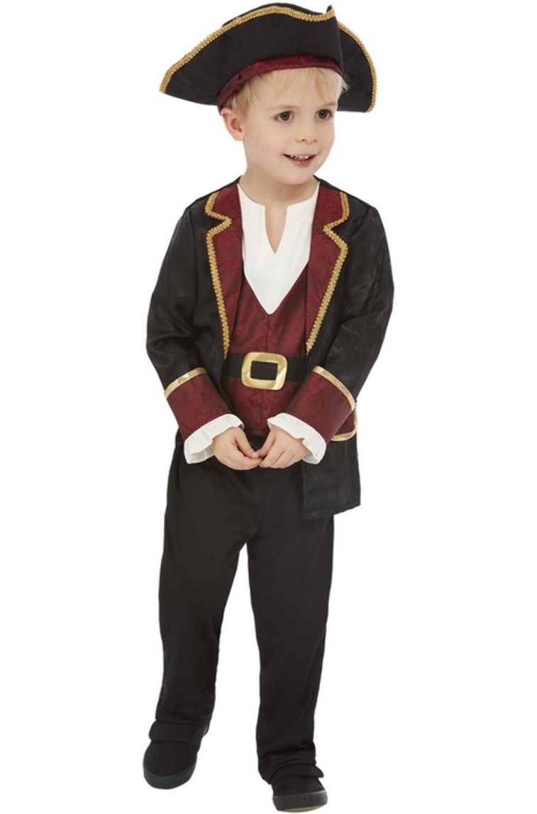 Swashbuckler Piraat Kostuum Kinderen Zwart