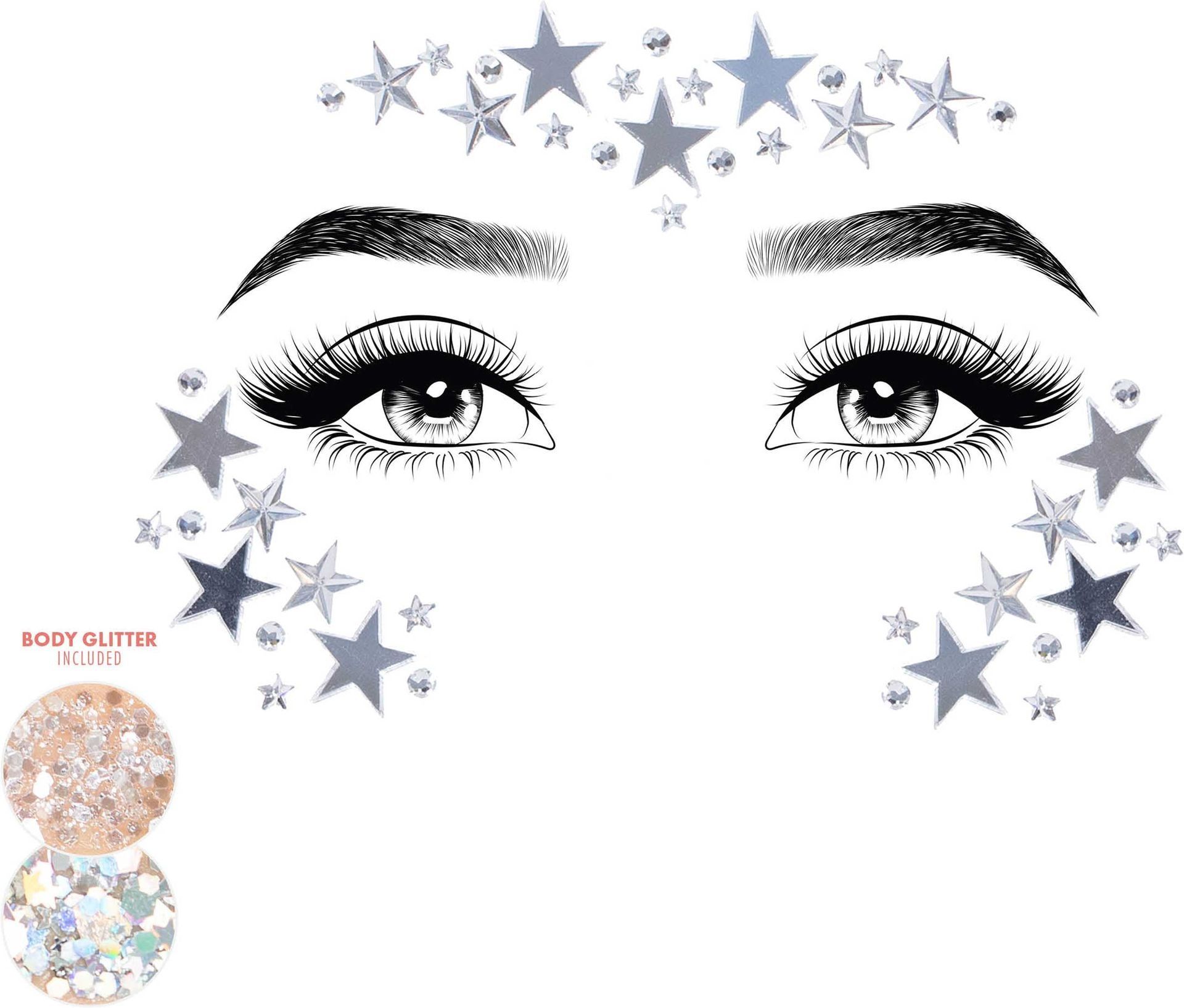 Sweet Dreams Gezicht Jewel Stickers