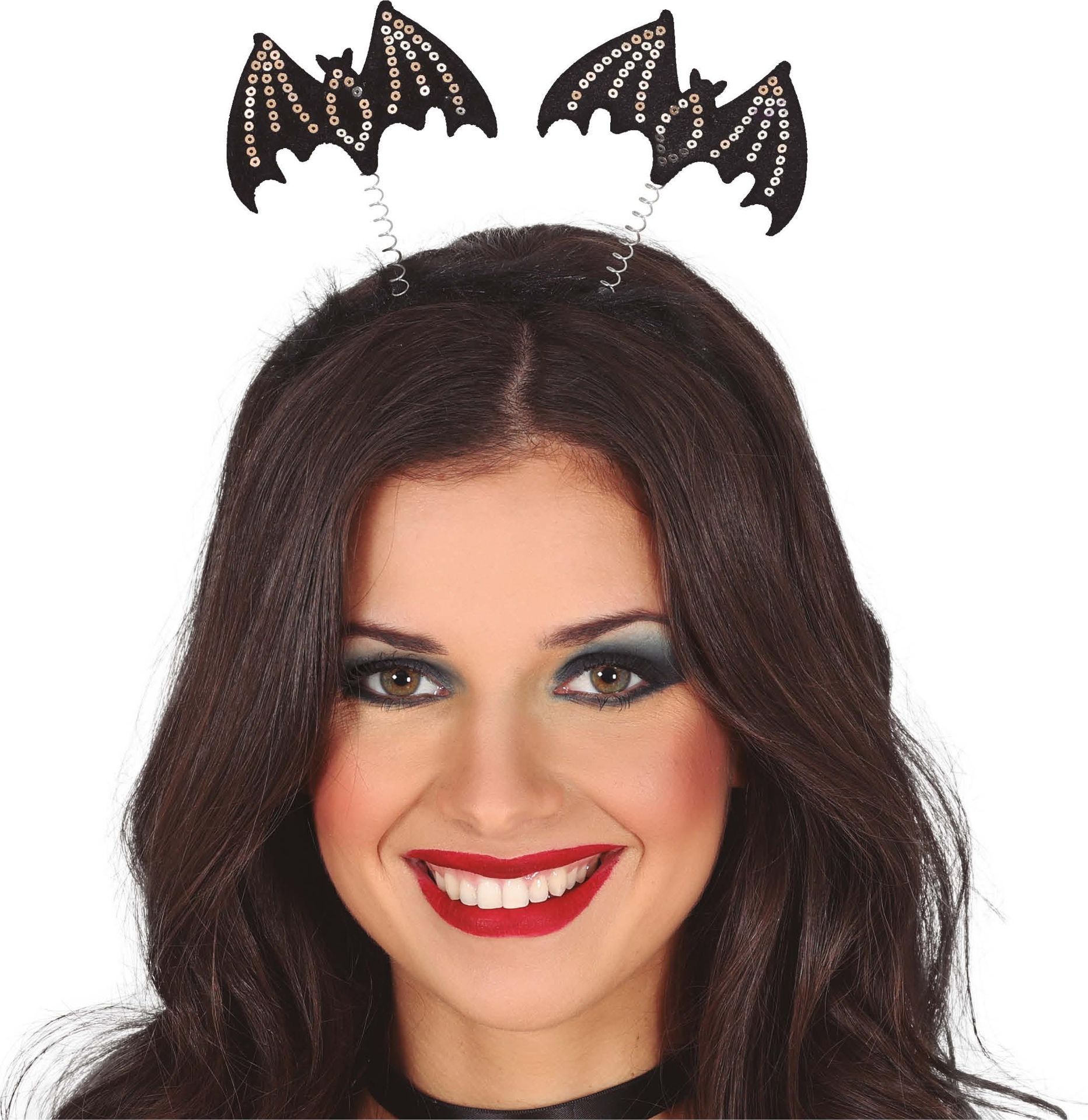 Swingende Vleermuizen Haarband met Pailletten