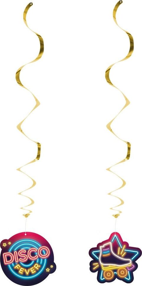 Swirls Hangdecoratie Disco Fever