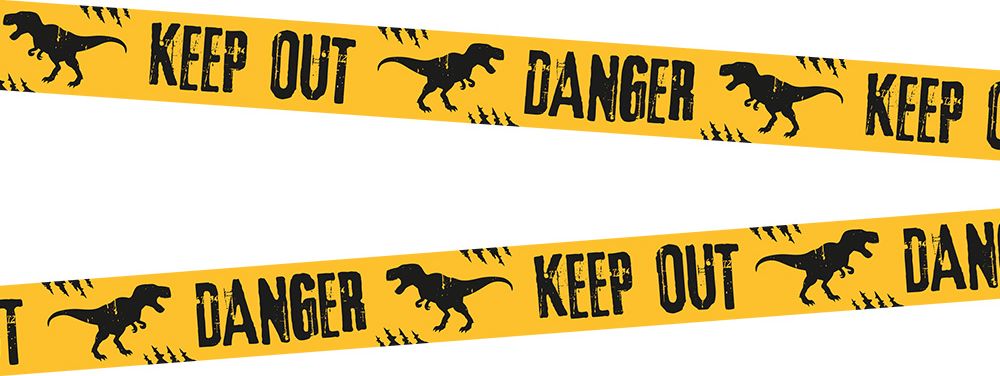 T-Rex Afzetlint Geel 15M