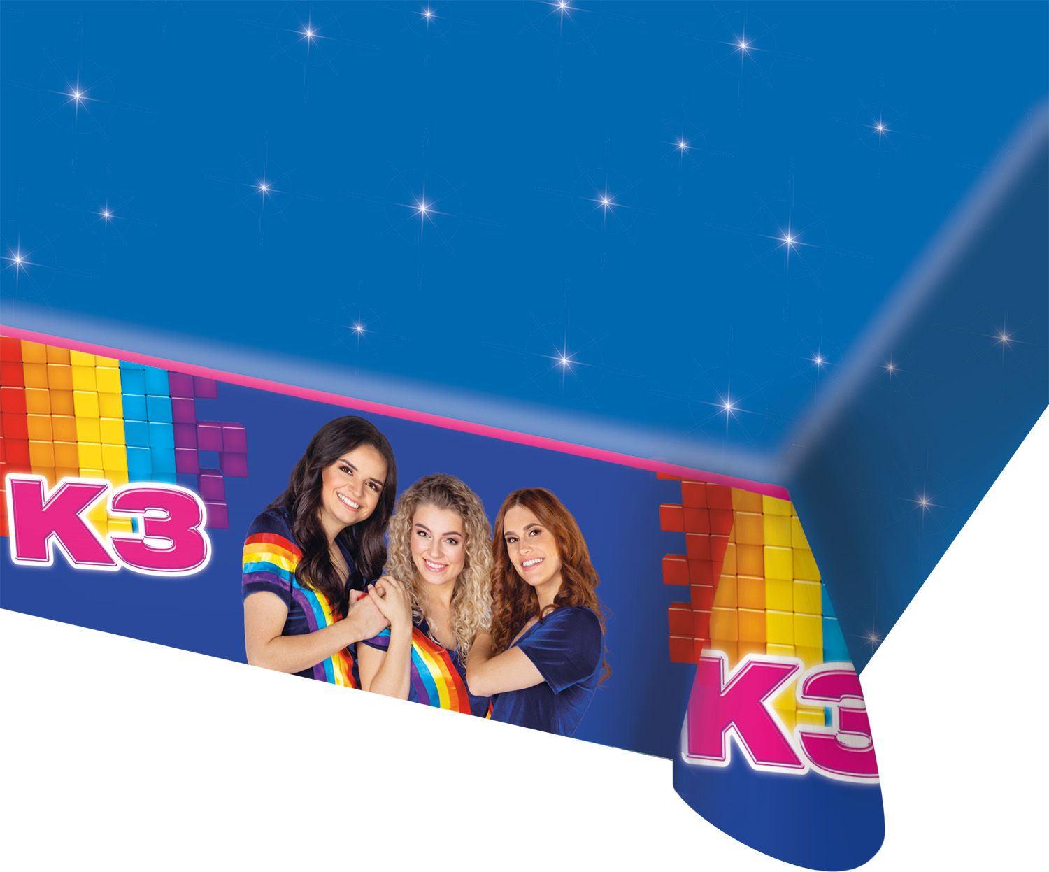 Tafelkleed K3 Party Donkerblauw