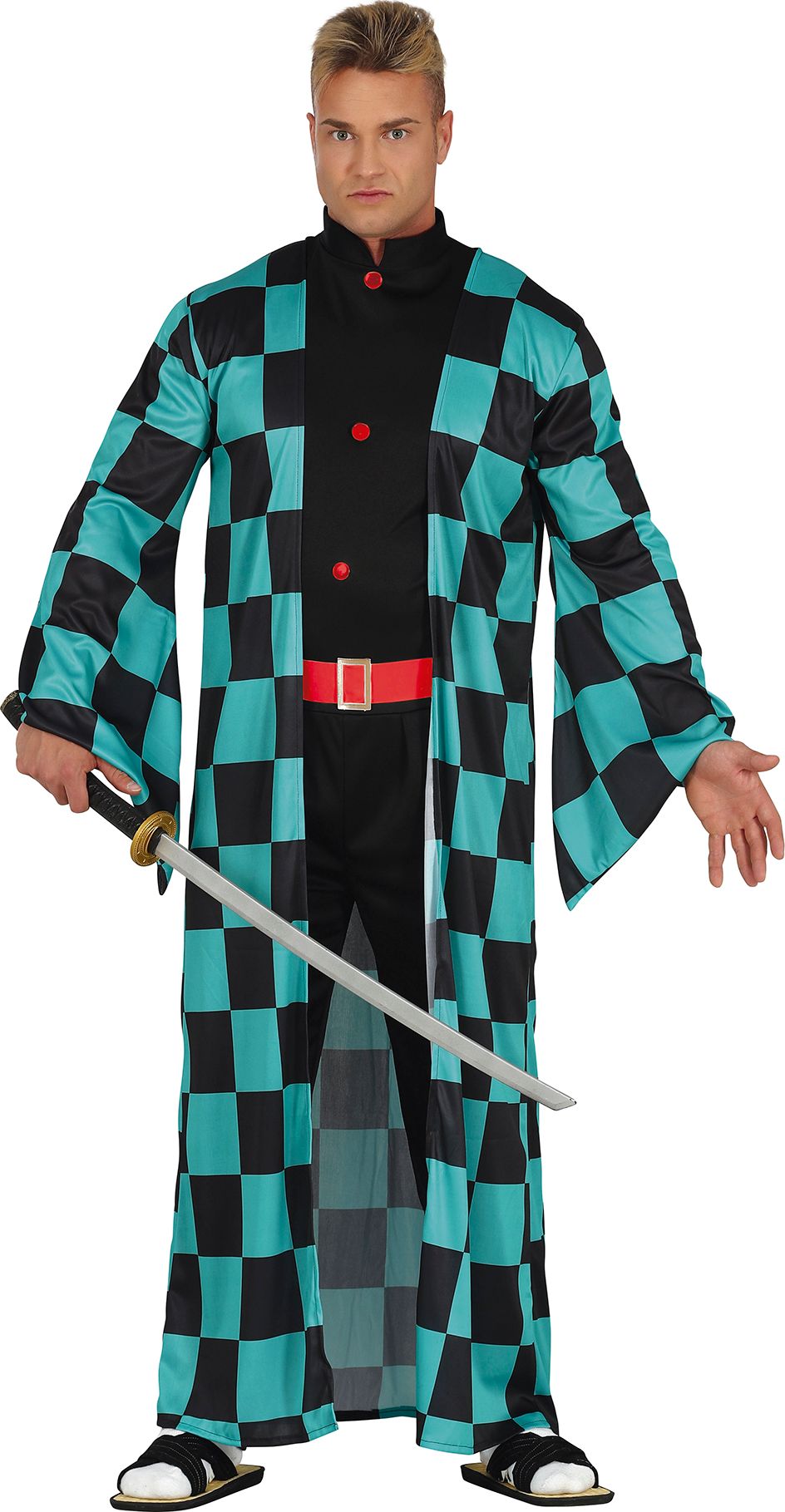 Tanjiro Kamado Anime Kostuum Man