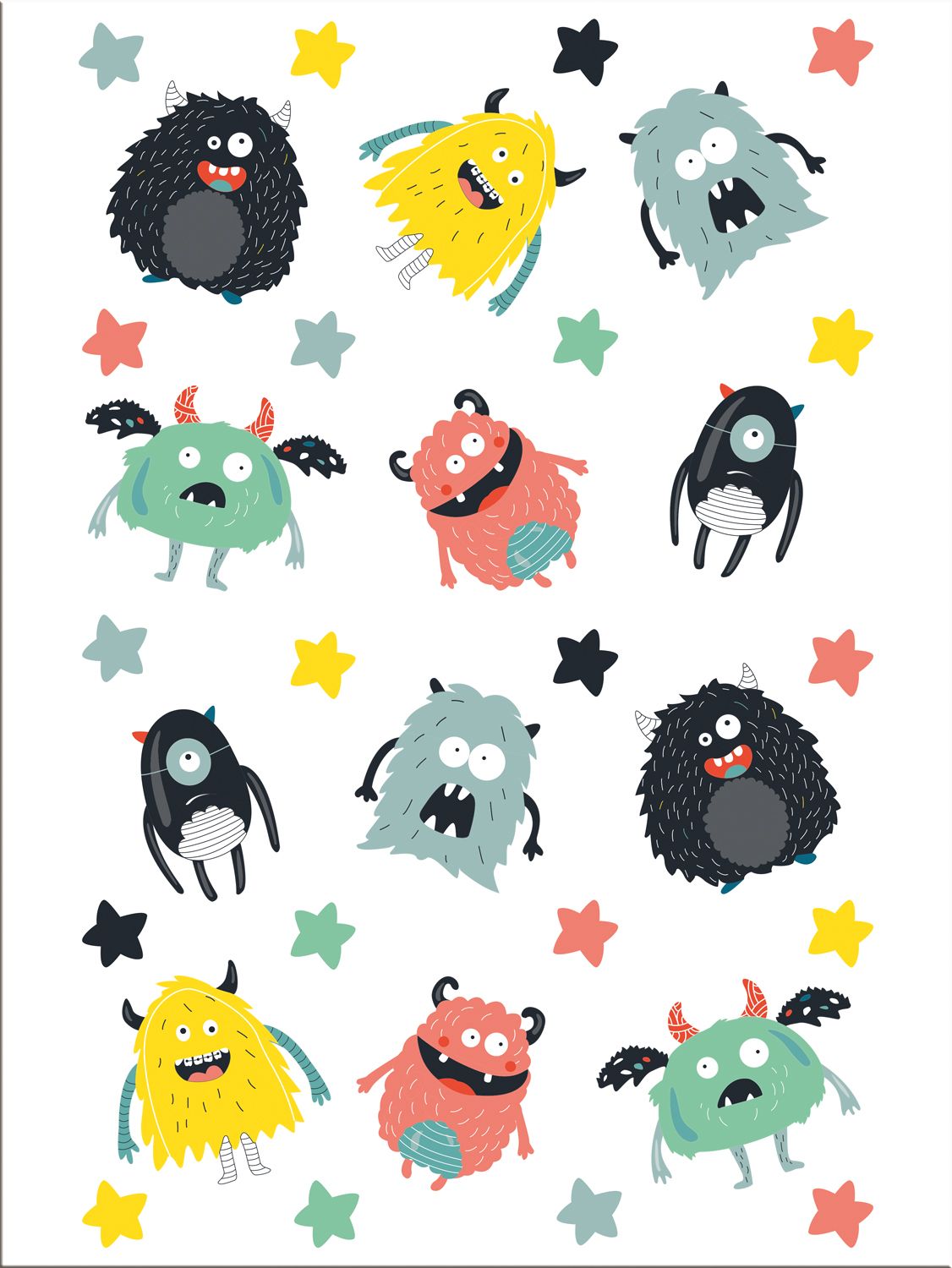 Tatoeages Setje Monster Bash