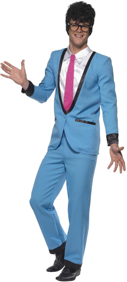 Teddy Boy Kostuum Blauw