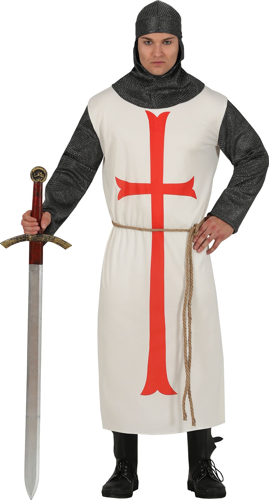 Tempelier Kruistocht Outfit Heren