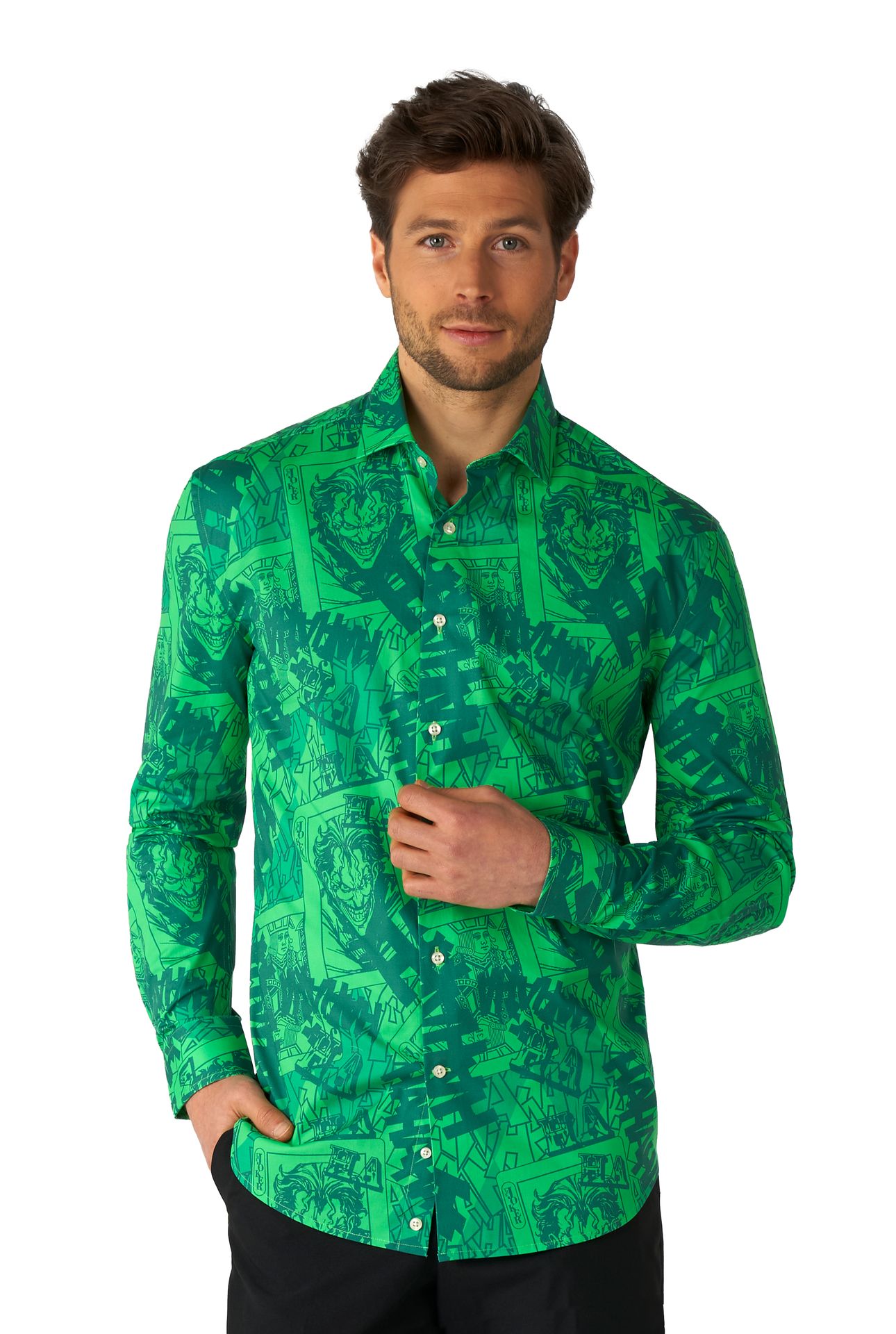 The Joker Opposuits Groene Blouse