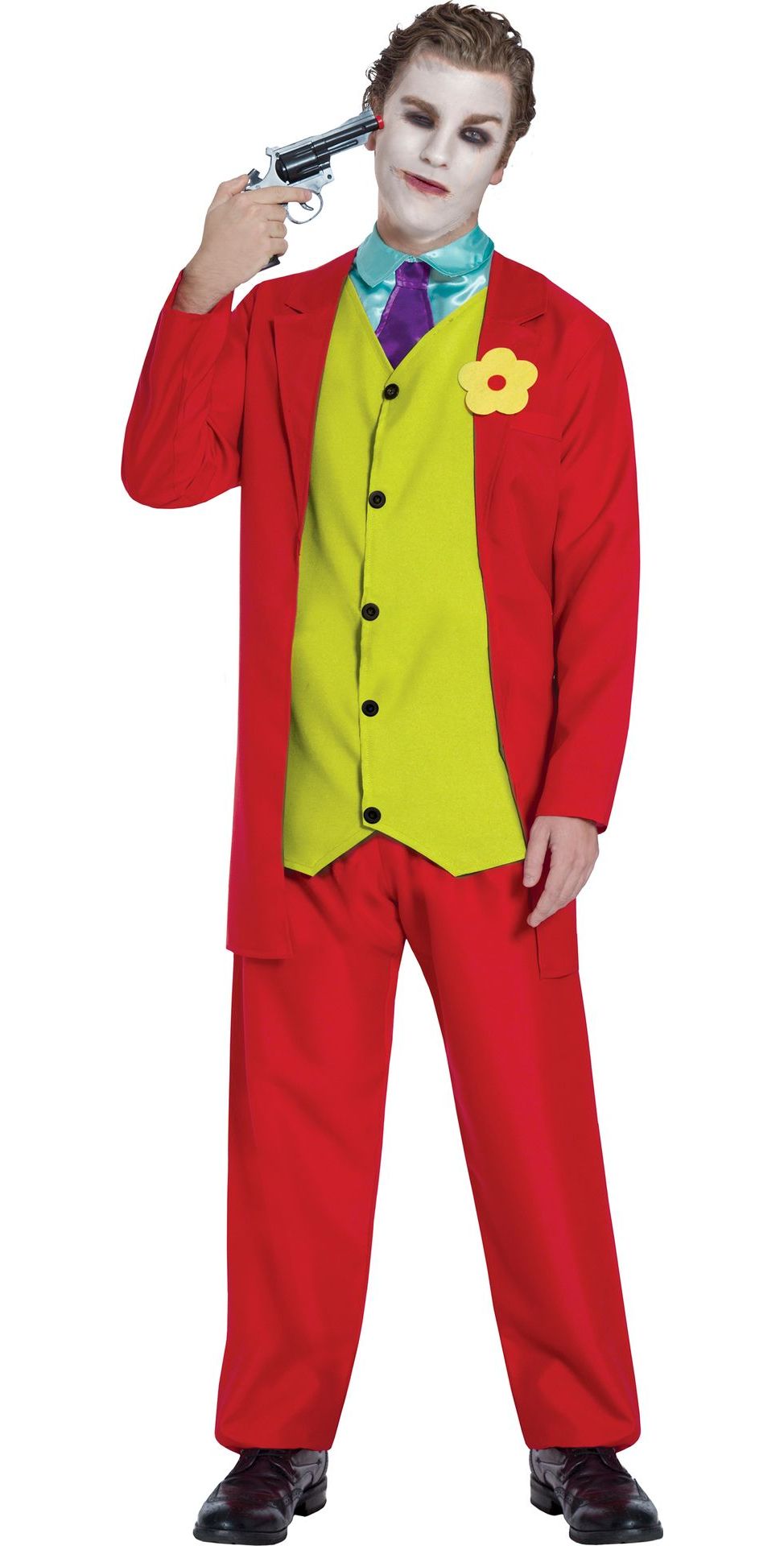 The Joker Rood Kostuum Man