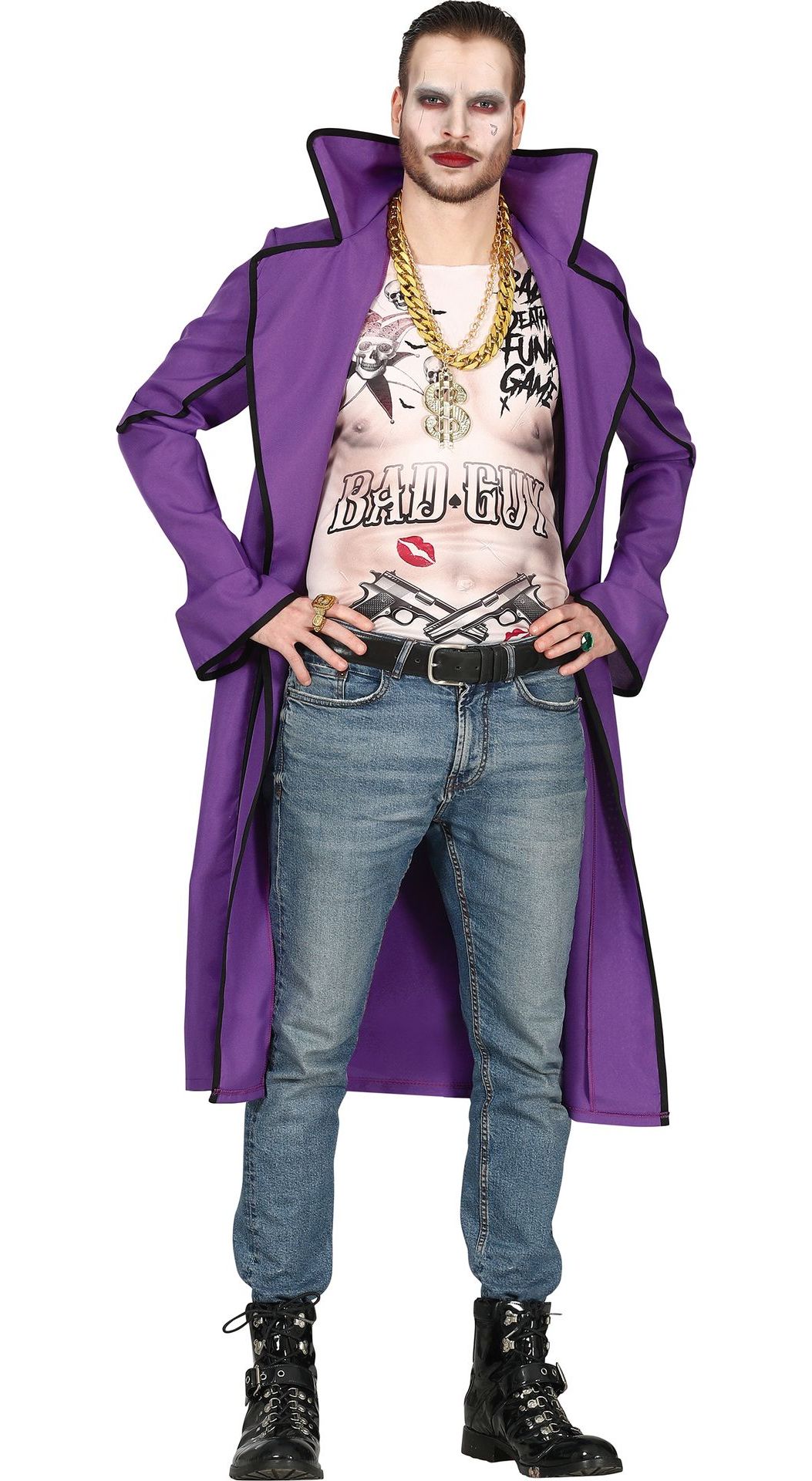 The Joker Schurk Kostuum Man