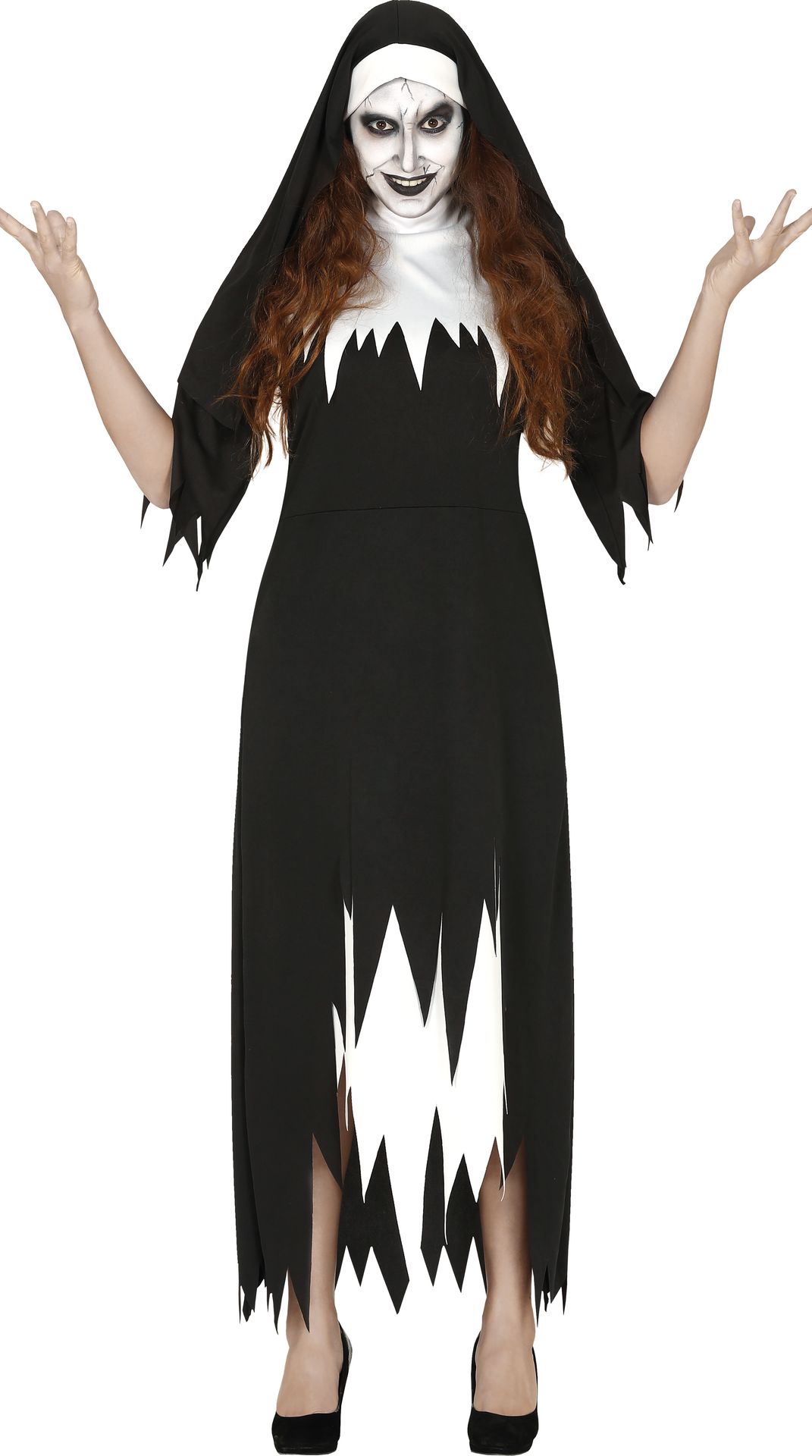 The Nun lange zwarte jurk