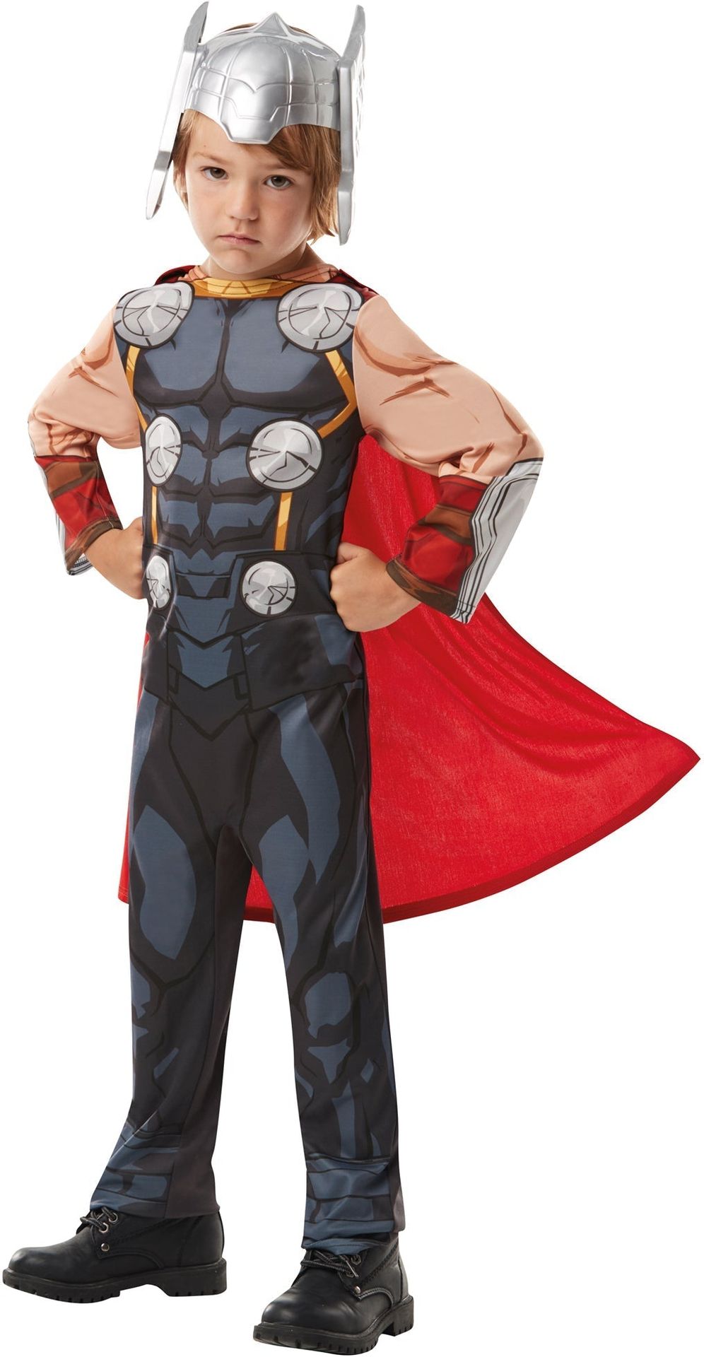 Thor Jumpsuit met Cape en Helm Jongens