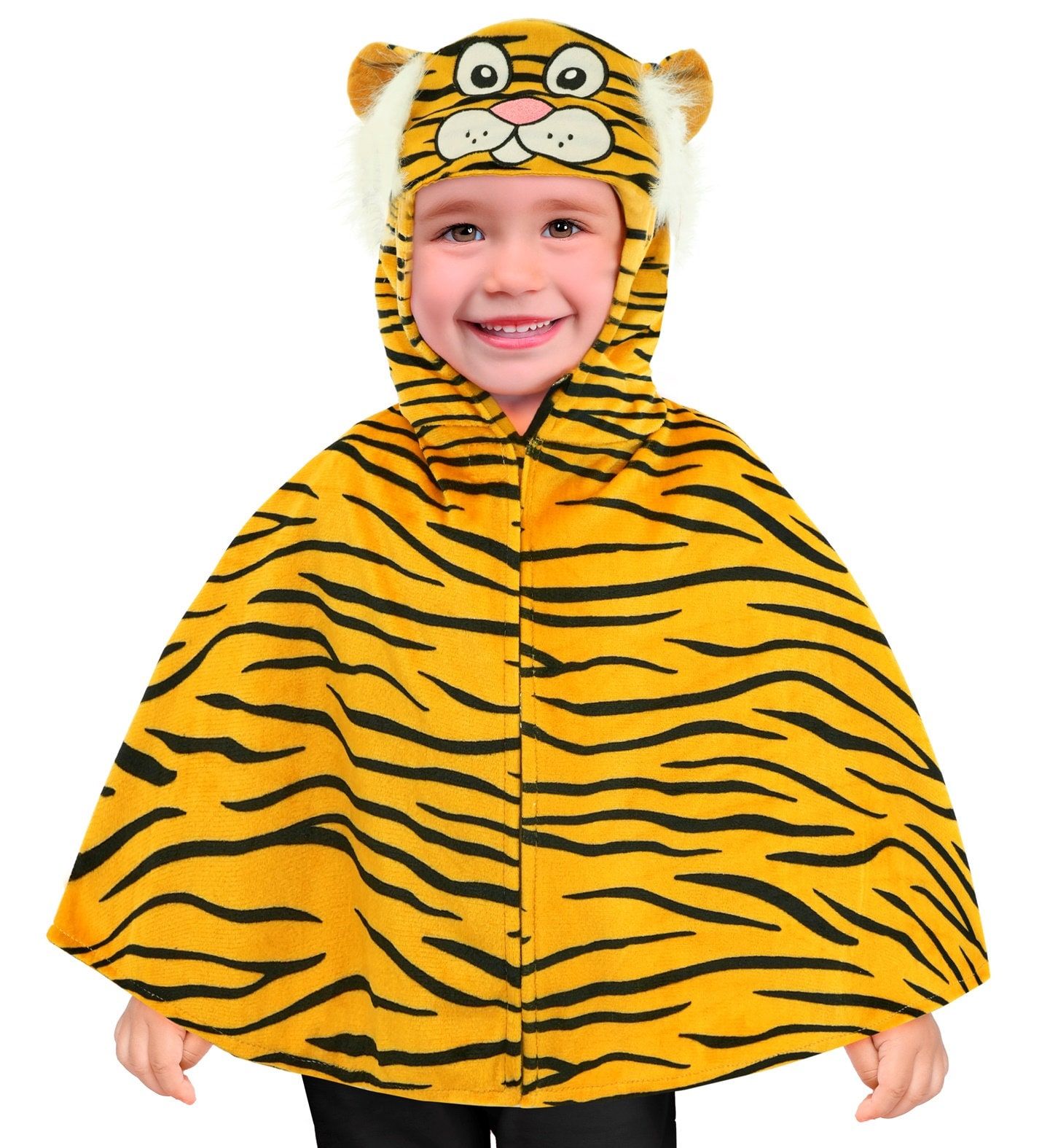 Tijger Poncho Cape met Capuchon Kinderen 98 cm