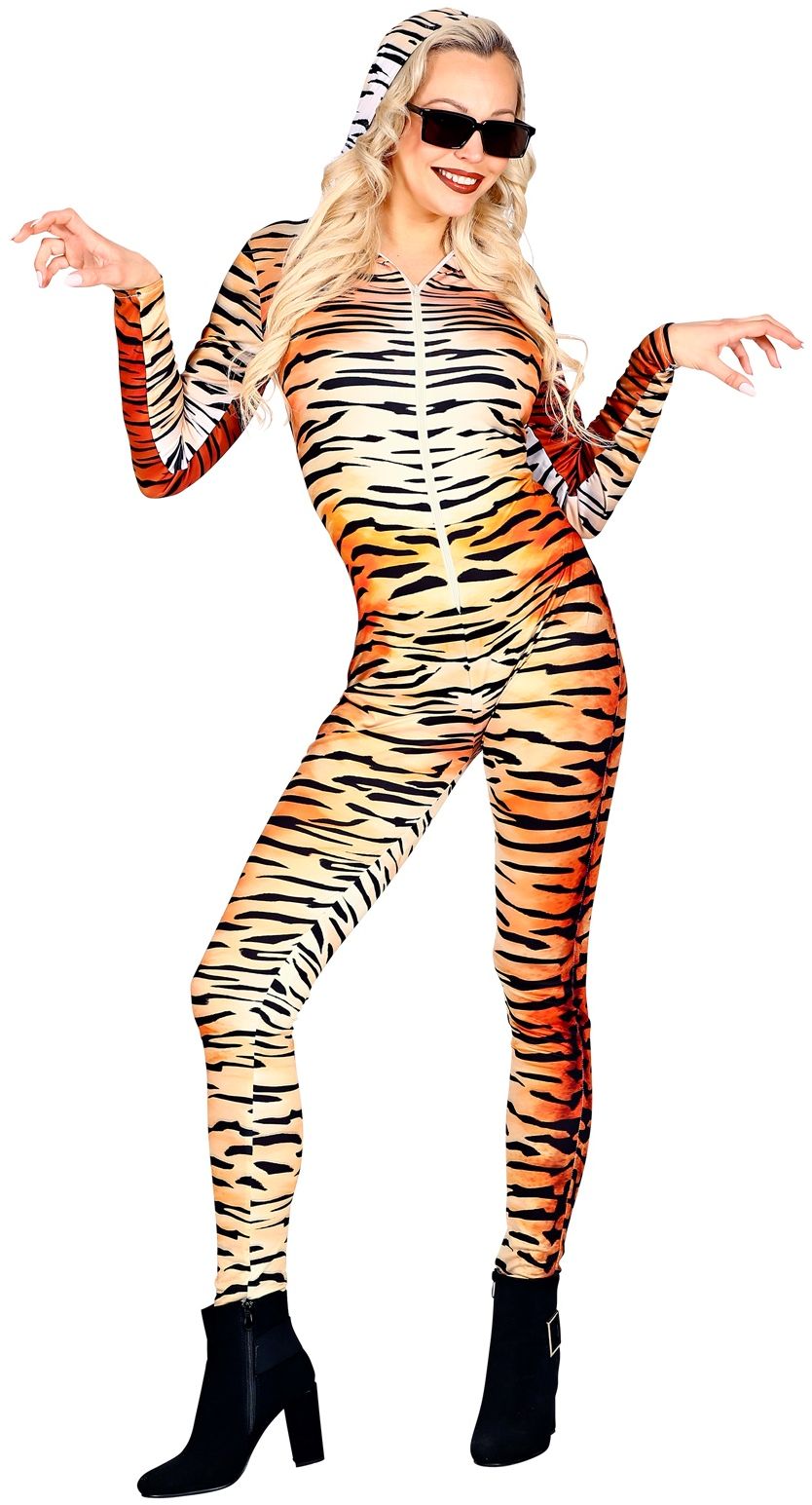 Tijgerprint Catsuit Dames