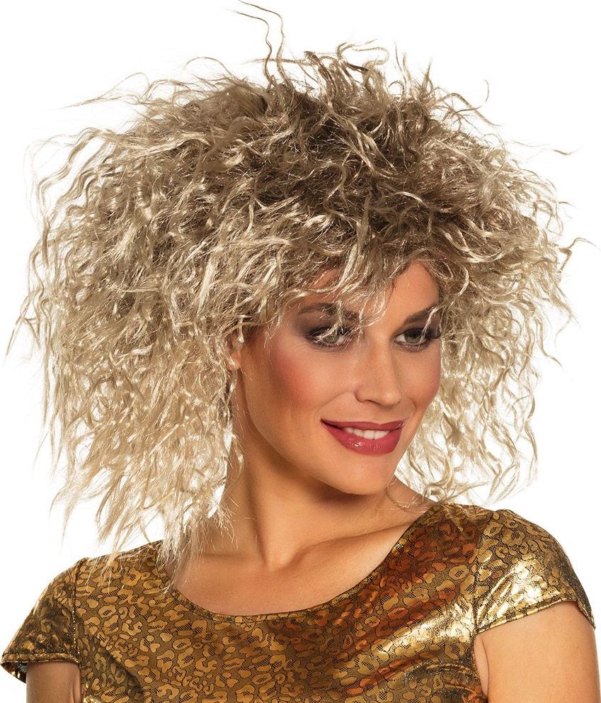 Tina Turner Rock Queen Pruik Dames