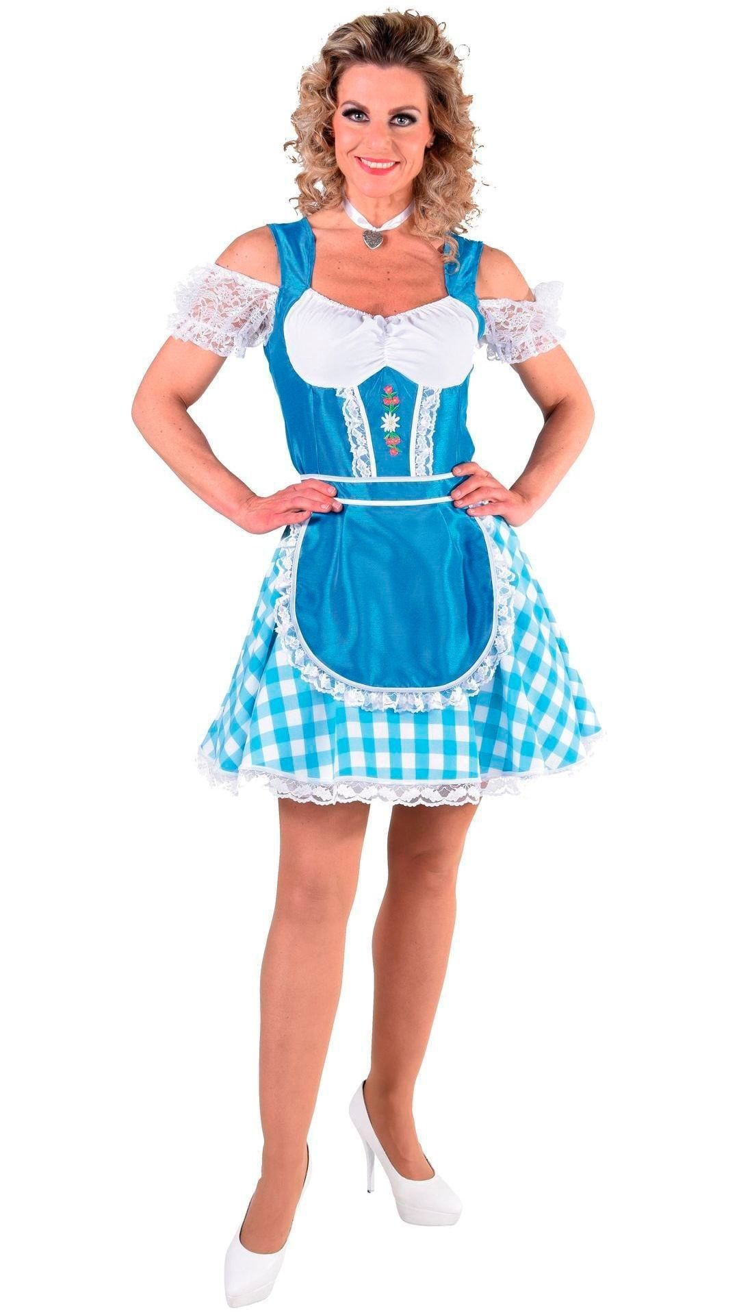 Tirools Jurk Blauw Dames