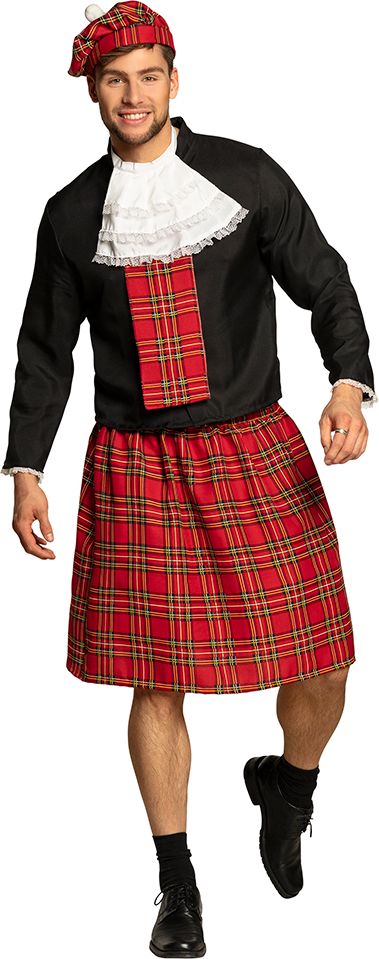 Traditionele Schotse kostuum man