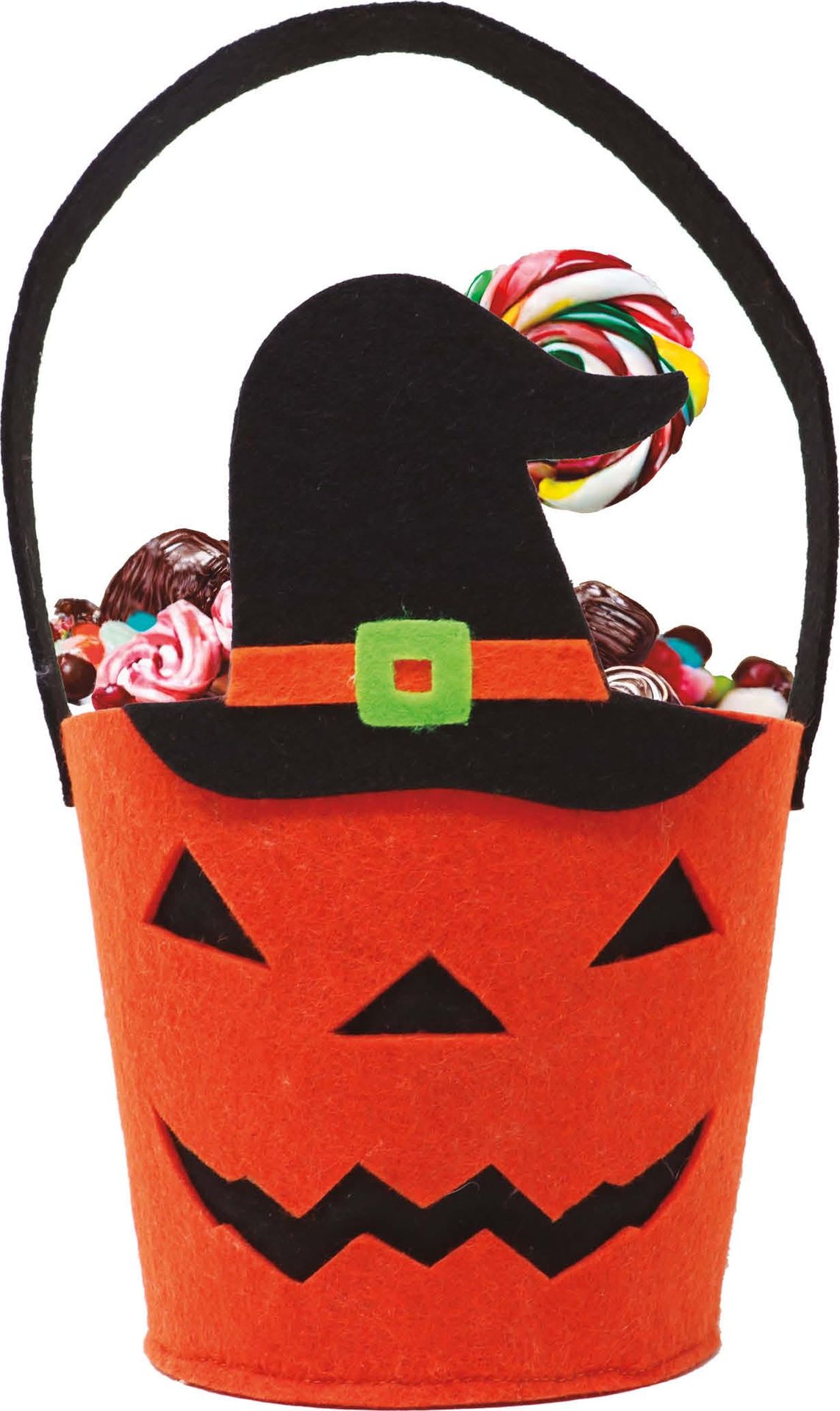 Trick Or Treat Pompoen Heks Mandje Halloween
