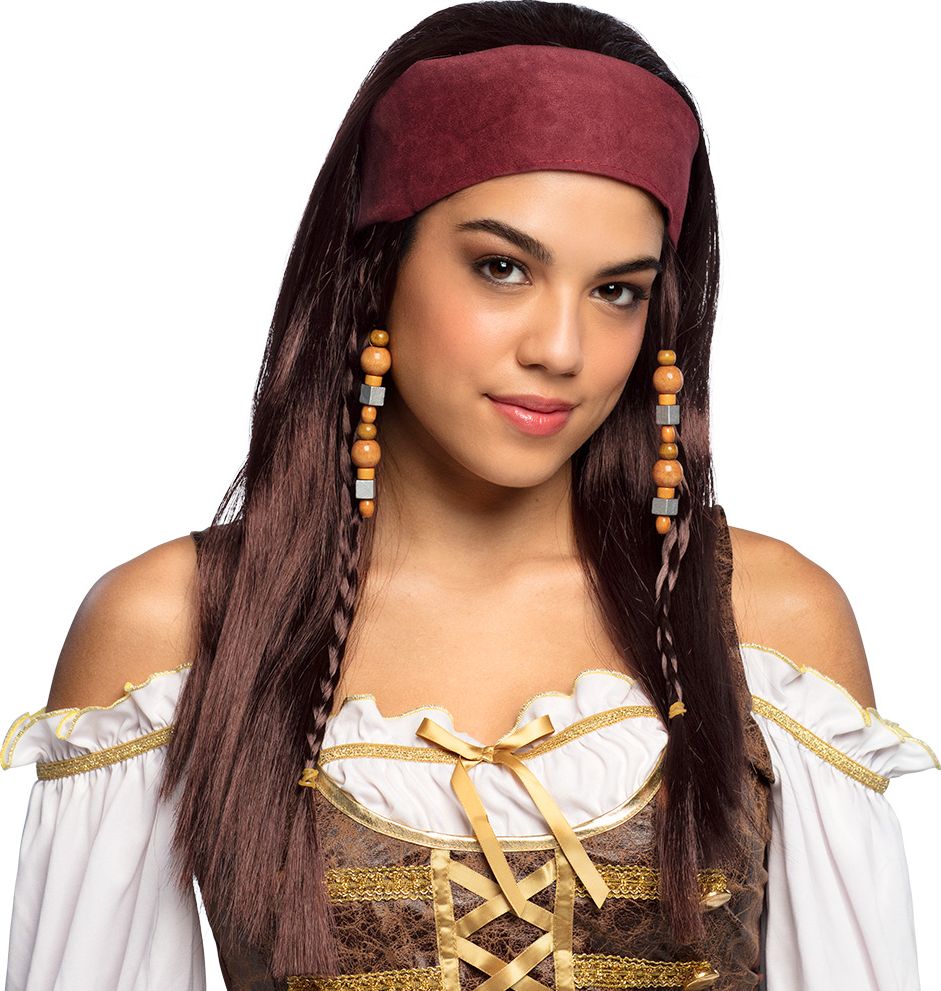 Trinity Piraat Pruik met Bandana