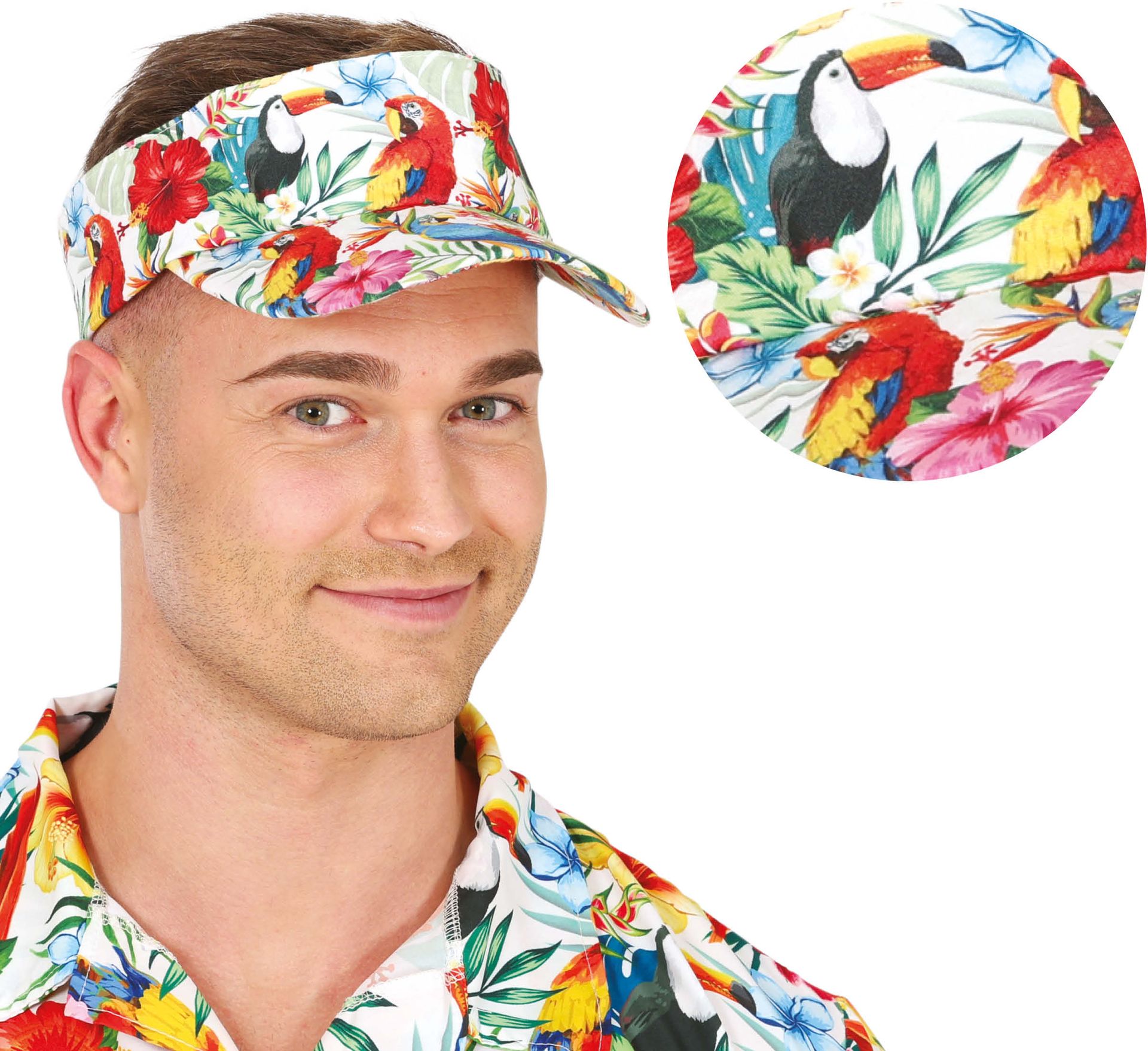 Tropical Hawaii Zonneklep