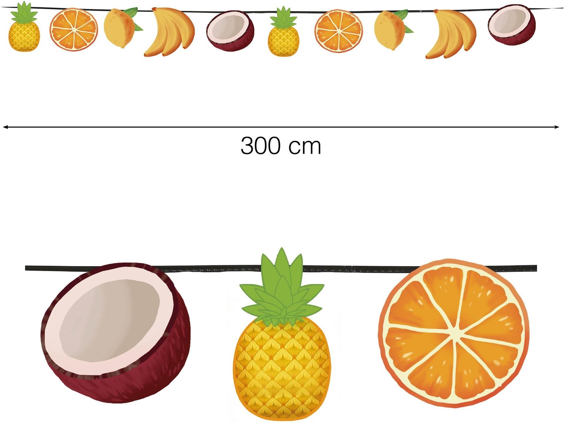 Tropisch Fruit Figuurslinger 3 Meter