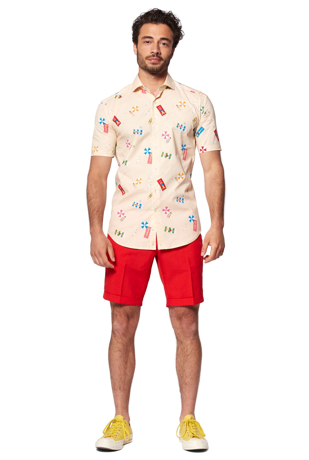 Tropisch strand Opposuits blouse
