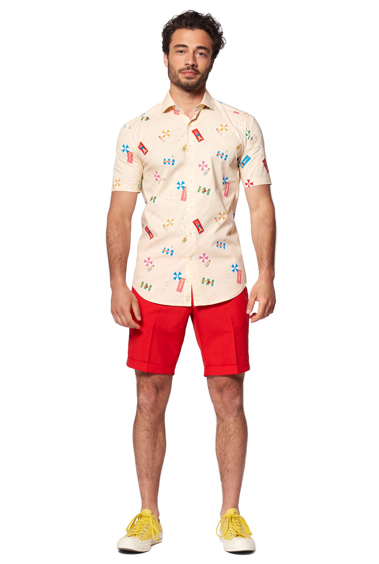 Tropisch Strand Opposuits Blouse