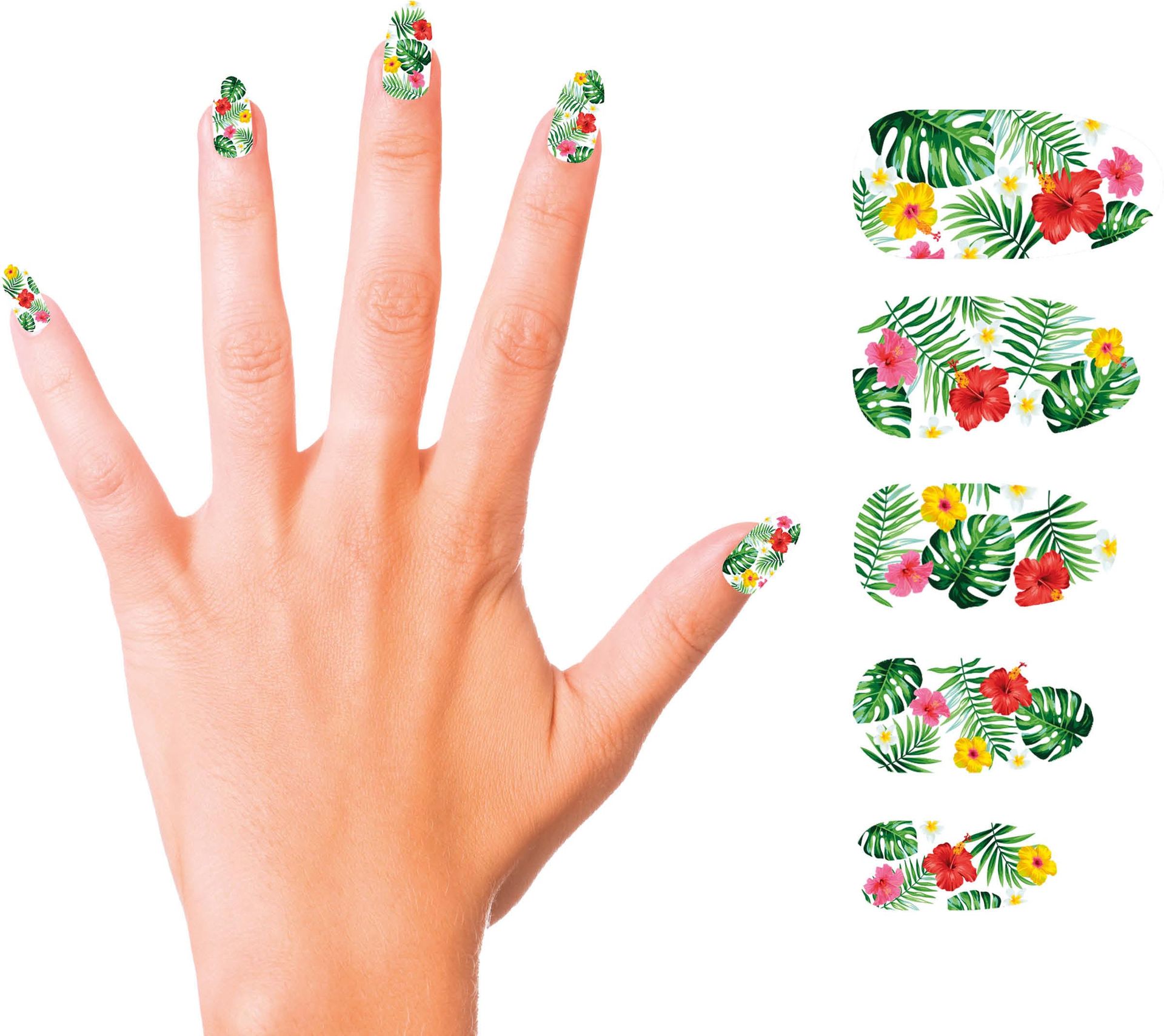 Tropische Hawaii Nagels