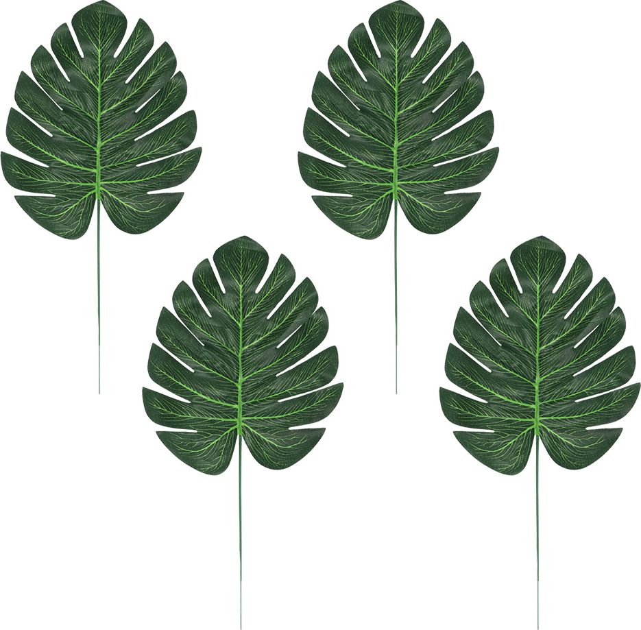 Tropische Nep Palmbladeren Set van 4