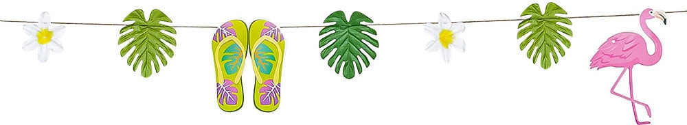 Tropische Vakantie Kartonnen Slinger