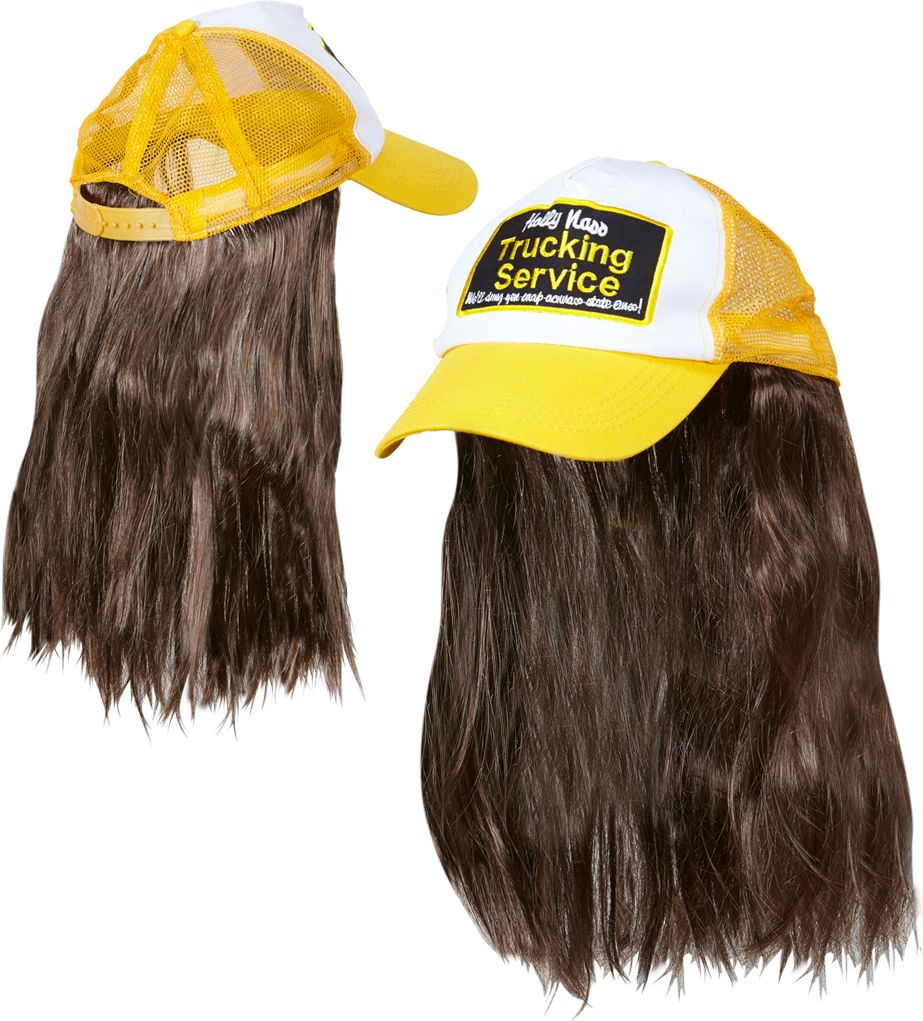 Trucker Pet met Pruik
